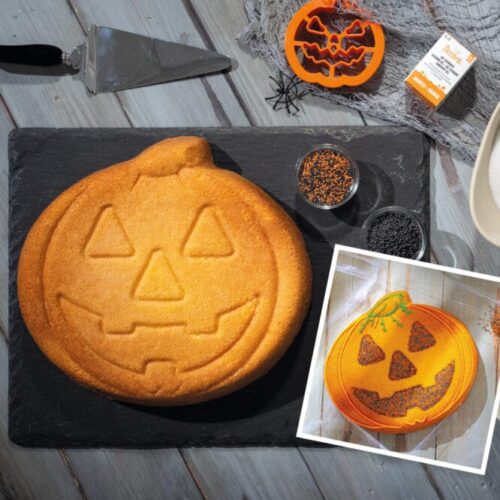 Stampo antiaderente arancione zucca