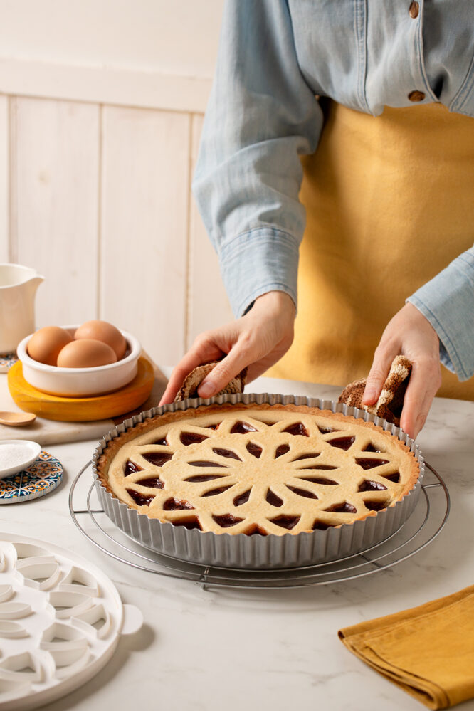 Griglia tagliapasta per crostata cm 28